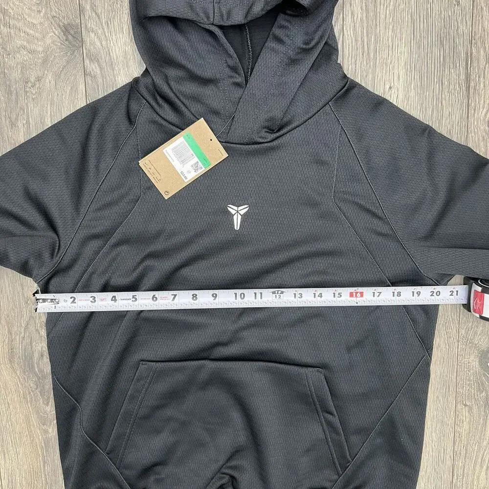 Nike Kobe Hoodie Size XL Big Kids Black White Therma Fit Pullover $52